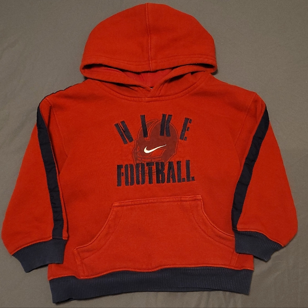 Nike | Kids Red And Navy Pullover Hoodie